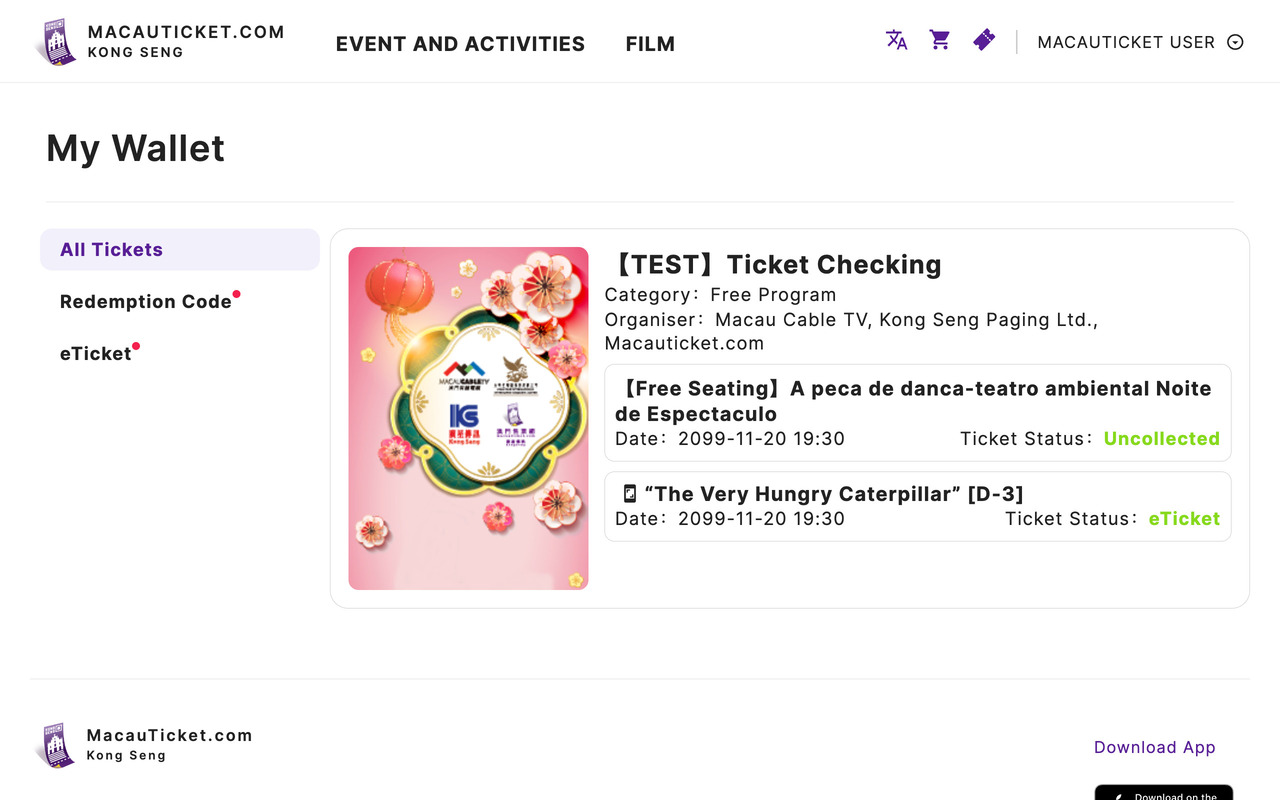 Check the Ticket